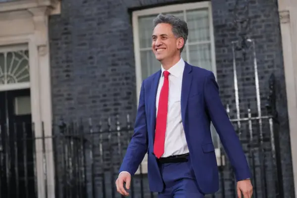 Edas Miliband appointed as the new UK Foreign Secretary