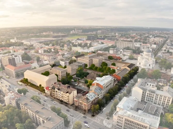 Kaunas City Municipality photo/Historic Kaunas Hospital complex, visualization