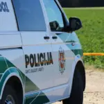 In Telšiai, the detainee damaged a police car
