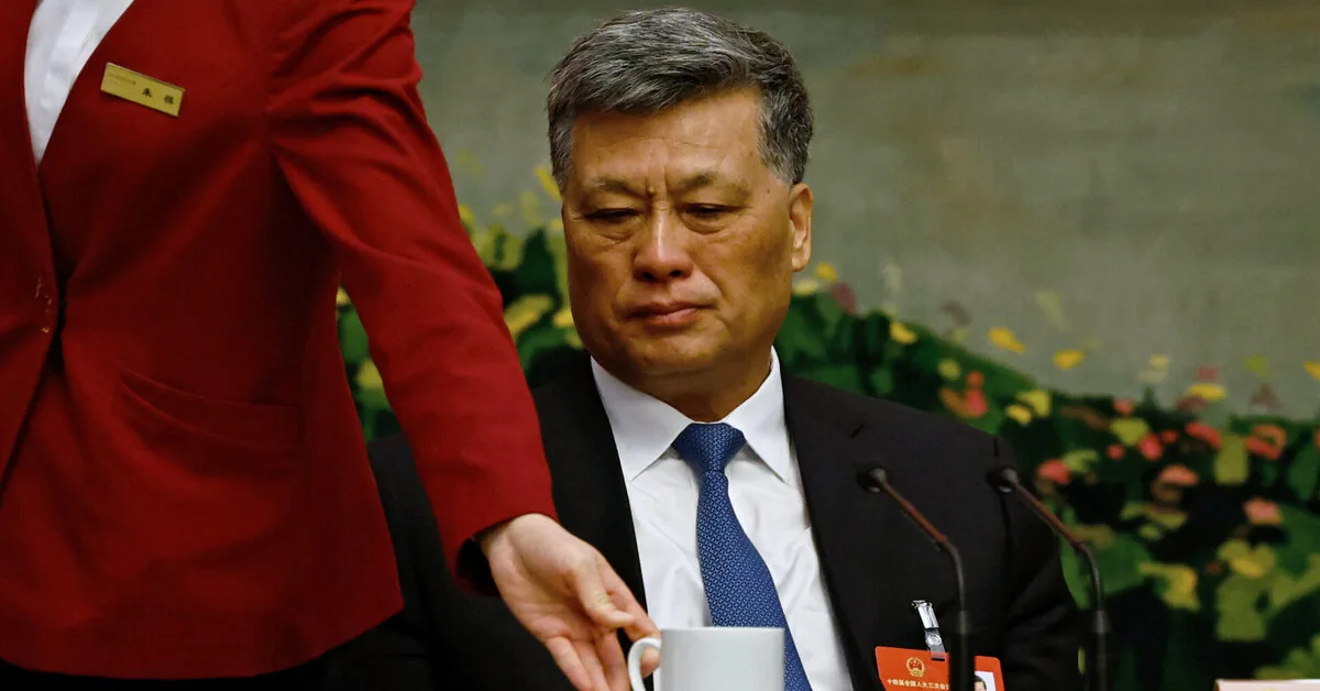 The Communist Party of China removed Politburo member Ma Xingrui
