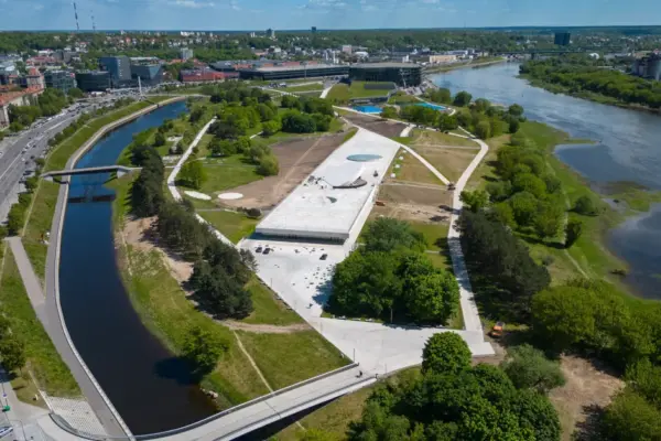 Kaunas is considering three locations for the observation wheel, has started groundwork on Nemunas Island