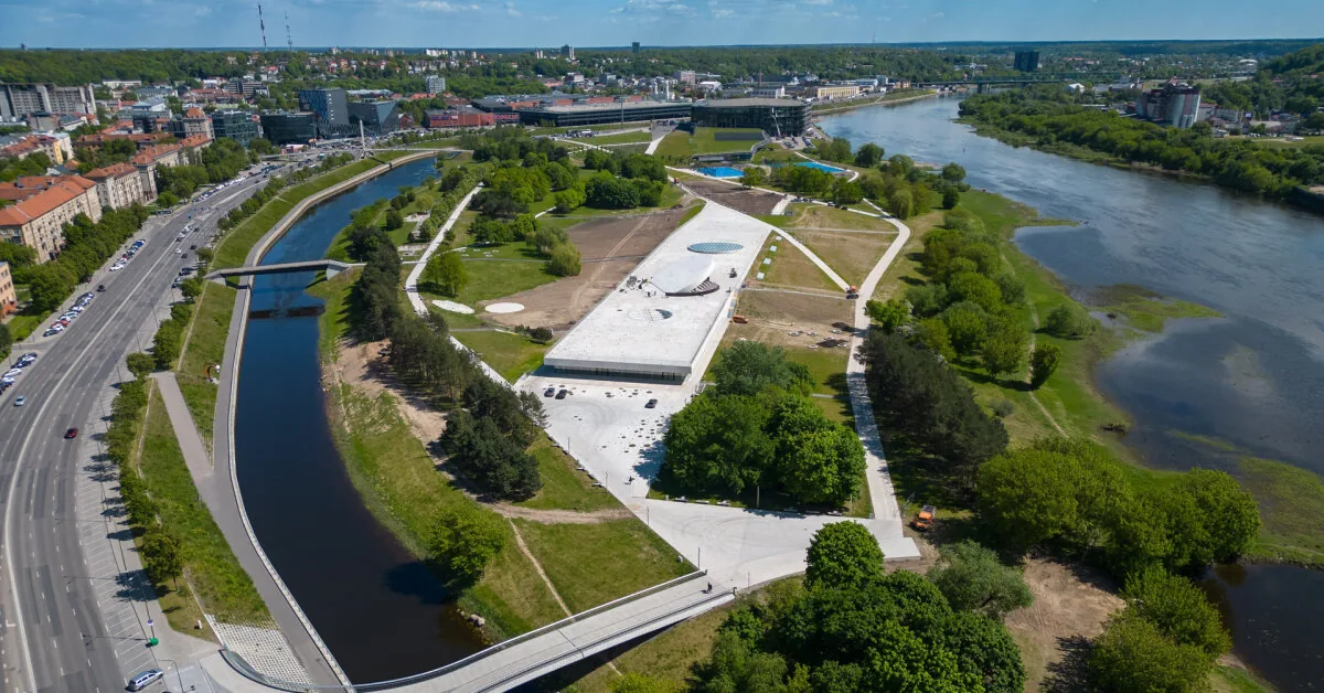 Kaunas is considering three locations for the observation wheel, has started groundwork on Nemunas Island