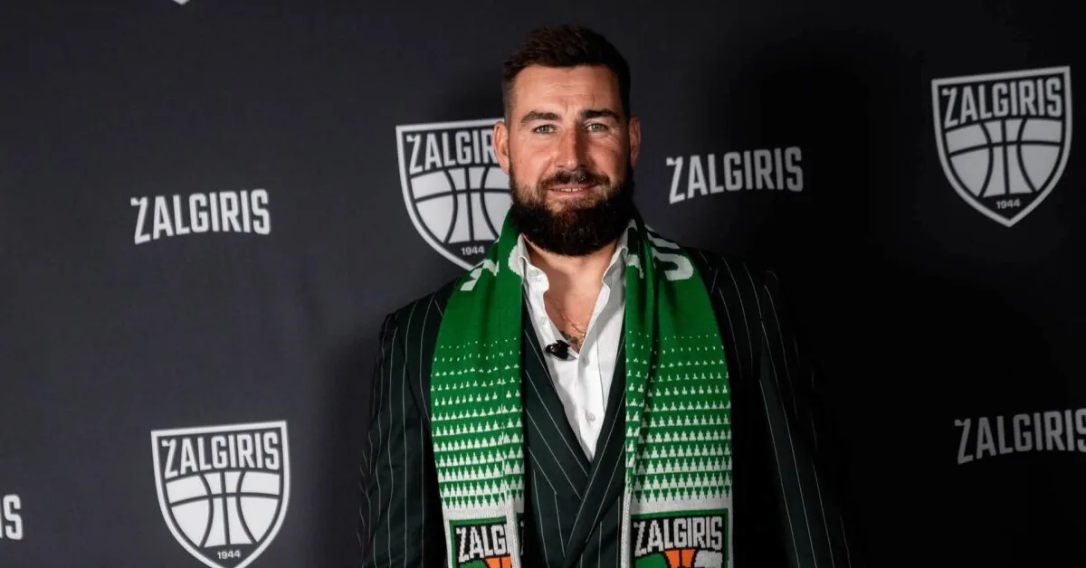 Valančiūnas, introduced in Kaunas, revealed what fascinates him about "Žalgiris": "I want to be a part of it"