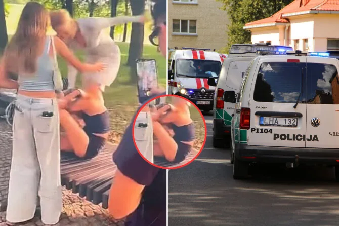 Marijampolėje viena paauglė sumušė kitą