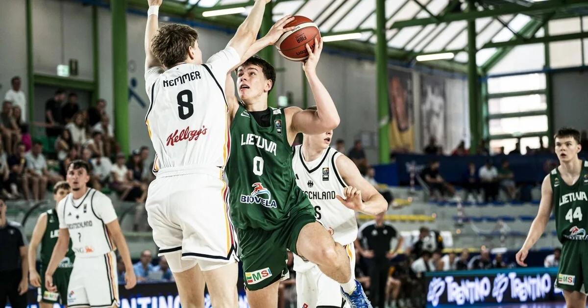 Lithuanian U18s suffered their second defeat in the European Championships