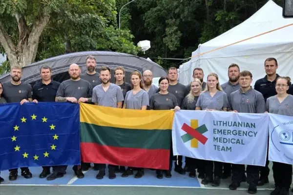 Medical team returning to Lithuania after completing humanitarian mission in Venezuela