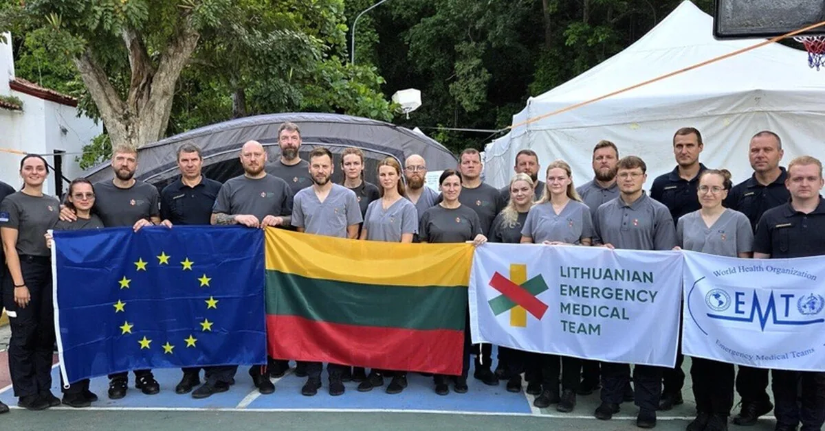 Medical team returning to Lithuania after completing humanitarian mission in Venezuela