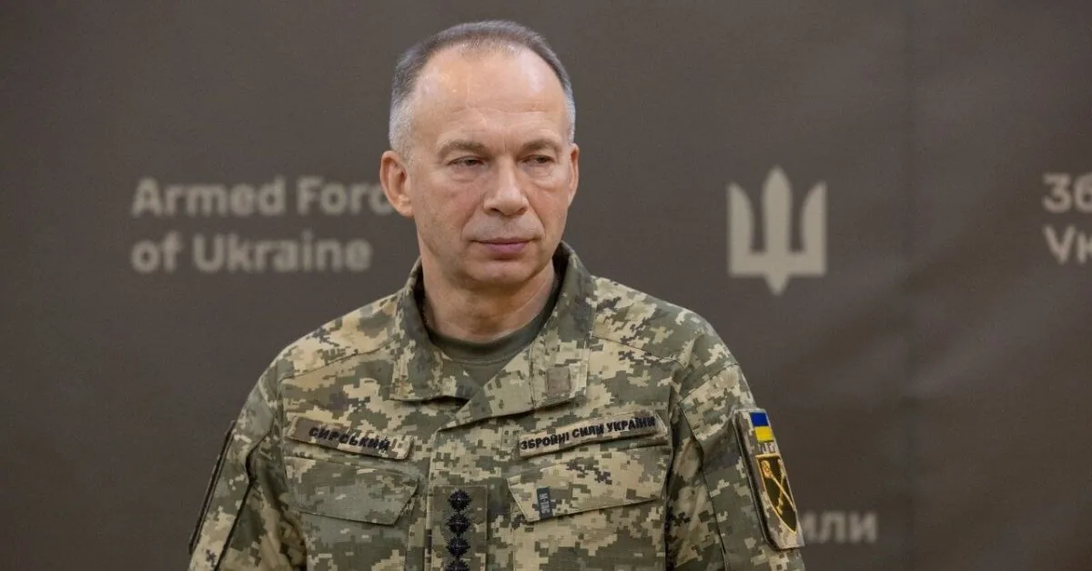 After dismissal – the first reaction of former Ukrainian forces commander Syrsky