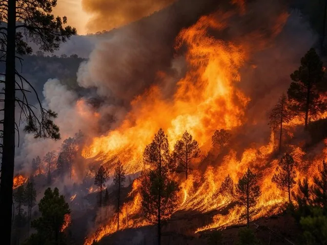 Shutterstock photo/Forest, fire