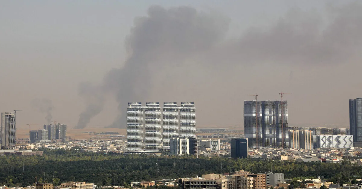 Explosions rocked near Iraq's Erbil airport
