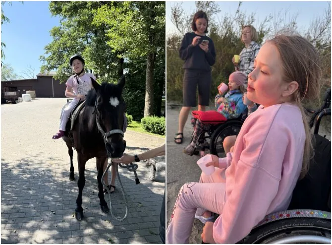 Personal photo / Disability does not prevent experiencing childhood joys