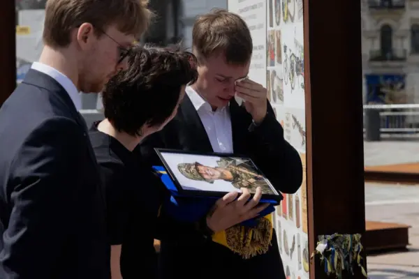 Kyiv says goodbye to 25-year-old Lithuanian volunteer Ignas Kailys