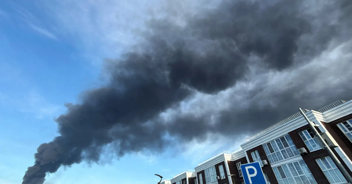 In the Moscow region, the logistics center of Russia's largest e-store was evacuated due to a drone attack