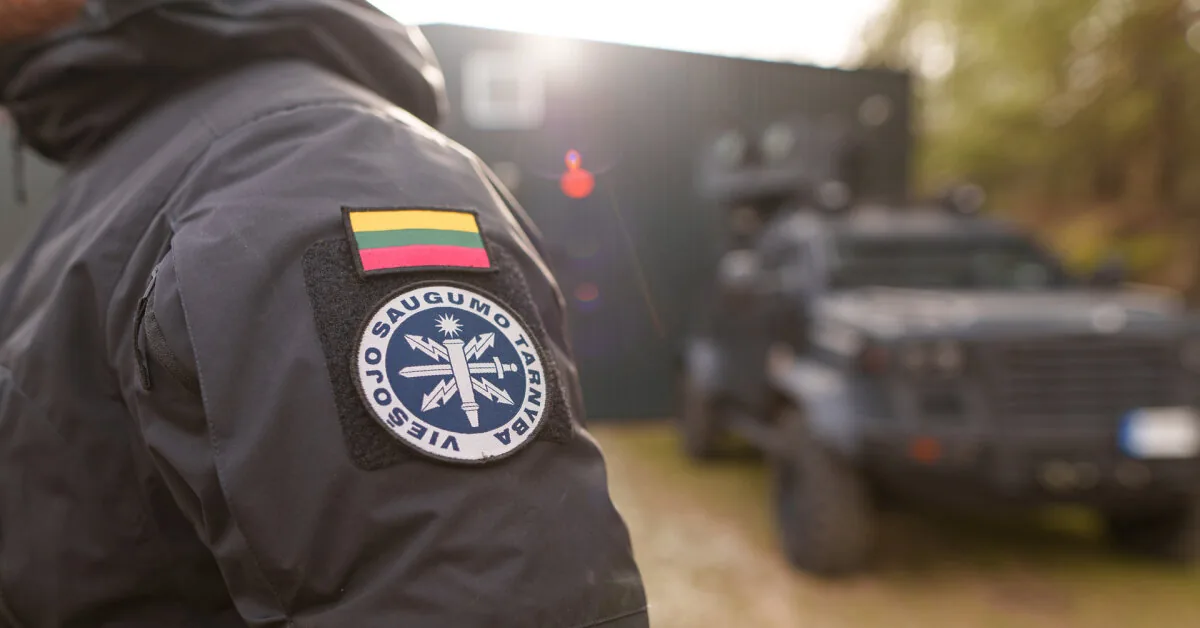 Drunk Public Security Service officer stopped while driving in Vilnius