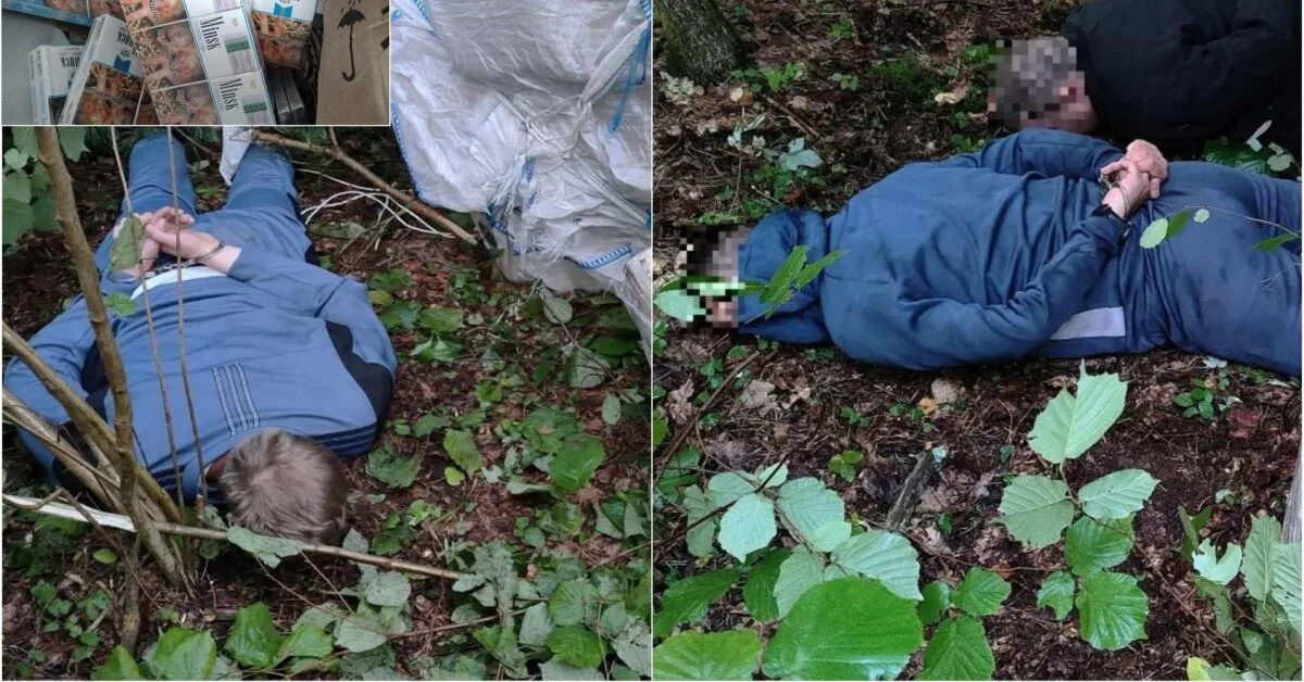 Alytus residents fell into a VSAT officers' ambush after coming to the forest to pick up cigarettes delivered by balloons