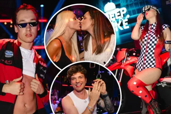 Palanga racing passions moved to a popular club: kisses, naked bodies, and wild partying until dawn at the party