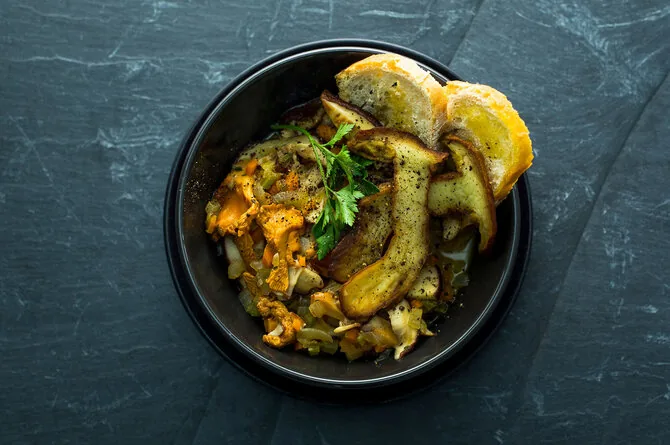 Forest mushroom soup