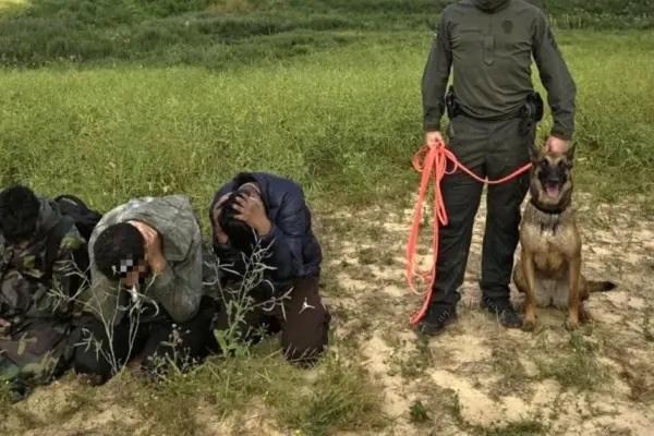 Lithuanian officer chased a group of suspected migrants for 27 km: Moka led the trail
