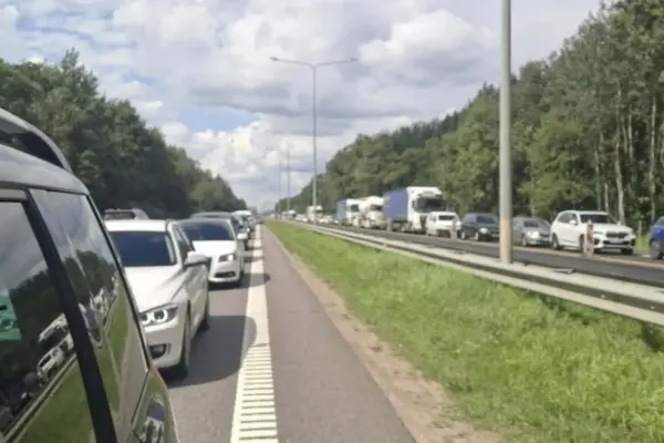 Reader: near Kaunas – deadly traffic jam