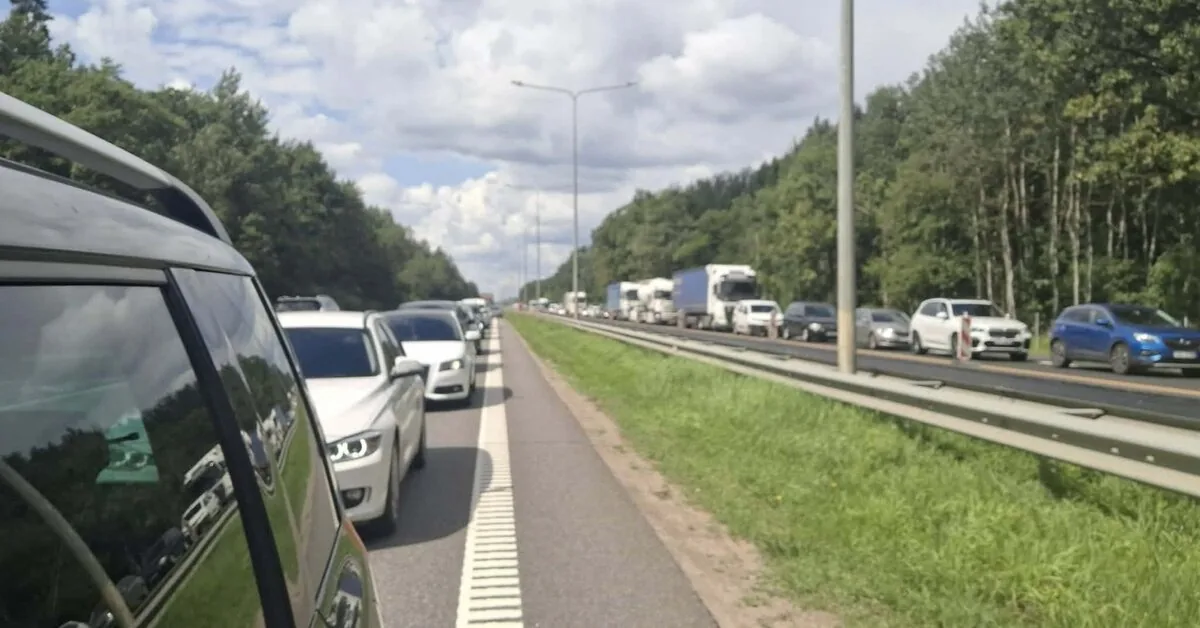 Reader: near Kaunas – deadly traffic jam