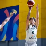 Juzėnas, who grabbed the balls recovered at an impressive pace, won the victory with the youth team