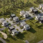 The evening part of Vilnius is expanding: a new two-family house quarter is being created