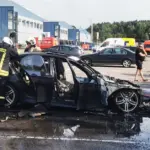 Kaune supleškėjo du automobiliai, įtariamas padegimas