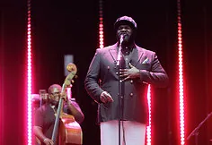 Grammy winner Gregory Porter with his band held a concert in Vilnius