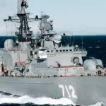 Russian warship fires shots off the coast of Britain