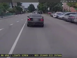 Wanted man who tried to escape from officers jumped out of a moving car