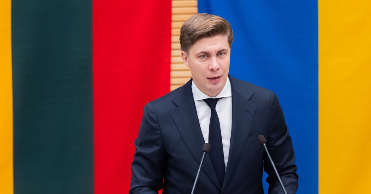 Sinkevičius said which three essential tasks will allow him to leave the Government peacefully