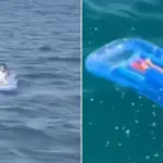 Rescue operation that shook Turkey: a little girl with an inflatable mattress found in the open sea