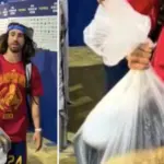 Did the World Cup winner really take the trophy home in a plastic bag?