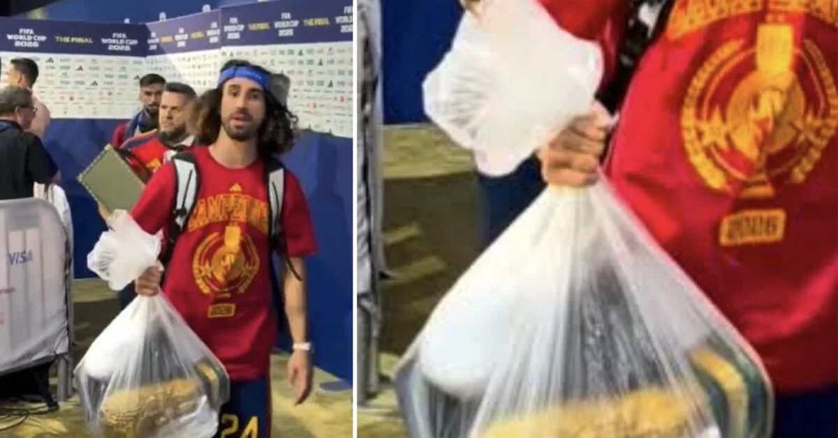 Did the World Cup winner really take the trophy home in a plastic bag?