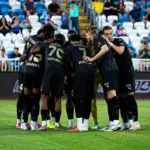 The triumphant Žalgiris players both rejoiced and poured out their frustration over football being pushed out of the stadium again