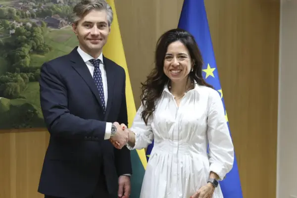 Kęstutis Budrys discussed cooperation between the countries and security in the Middle East with the UAE representative