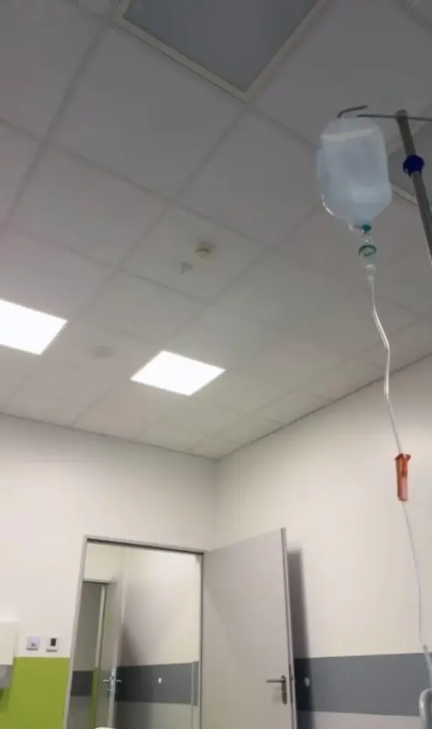 Social media photo/Ophelia's shots from the hospital