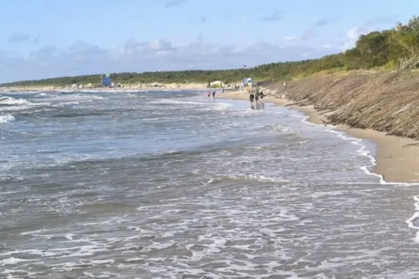 Midsummer report from Palanga beach: the missing beach, jackets, and when the water is warmer than the air