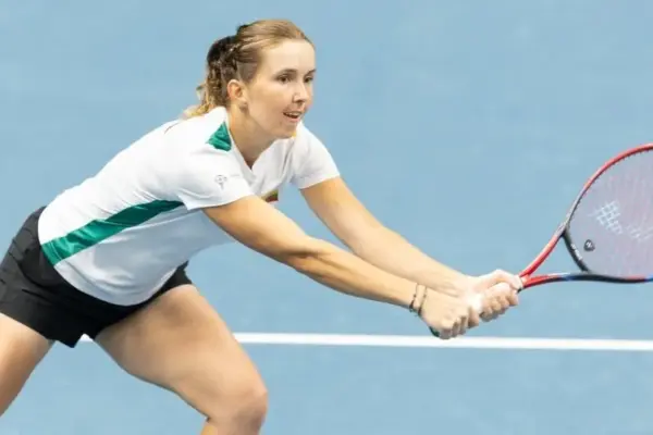 ITF final Justina Mikulskytė acknowledged the Polish player's superiority