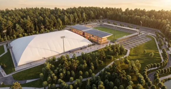 Photo by aketuri architects/Future football club 'Vilnius' town