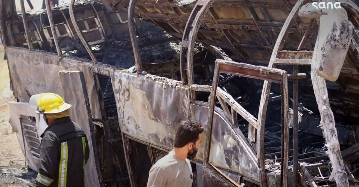 35 people died after two passenger buses collided in Syria