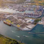 The largest development project in the history of Klaipėda port: a breakwater construction site is being prepared