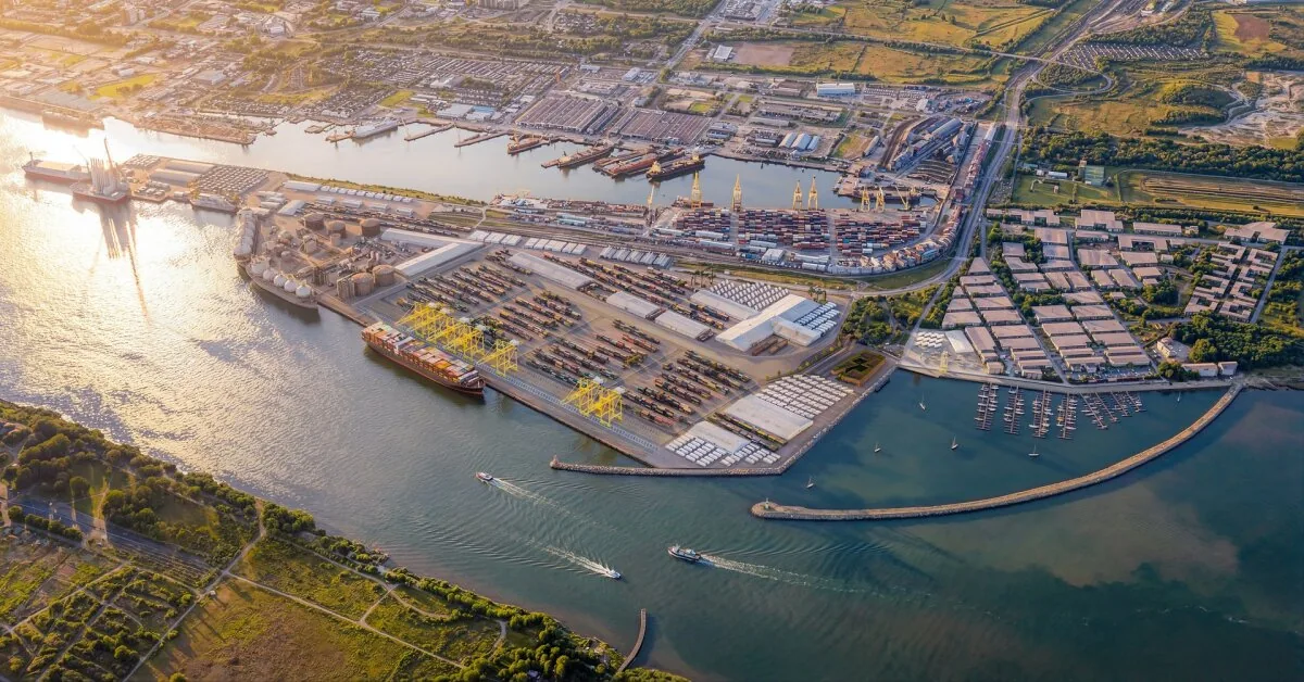 The largest development project in the history of Klaipėda port: a breakwater construction site is being prepared