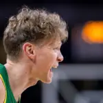 Mindaugas Kuzminskas won a substantial sum from his former team