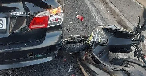 Two motorcyclists got into accidents in Kaunas in one day: hospitalized