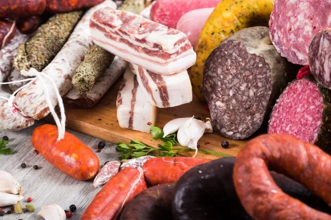 Shutterstock photo/Smoked meat products