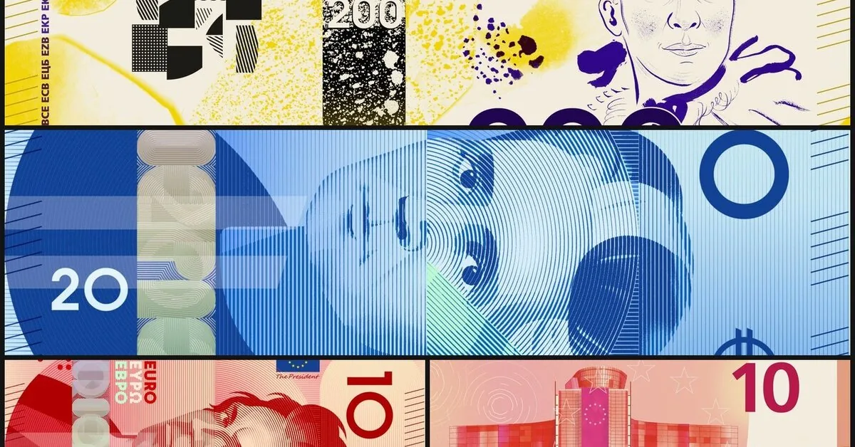 Euro banknotes will change: see how they might look