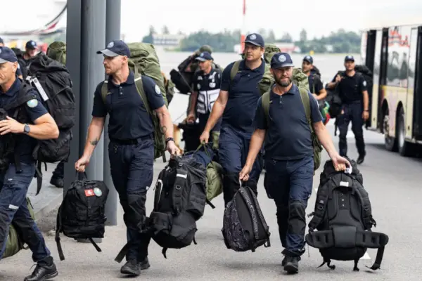 Lithuanian rescuers returned to Vilnius from Venezuela