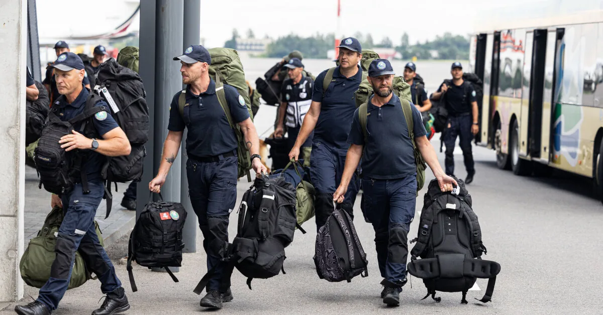 Lithuanian rescuers returned to Vilnius from Venezuela