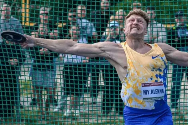 Historic performance: Mykolas Alekna's series landed in the annals